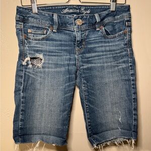 American Eagle Outfitters Blue Denim Shorts